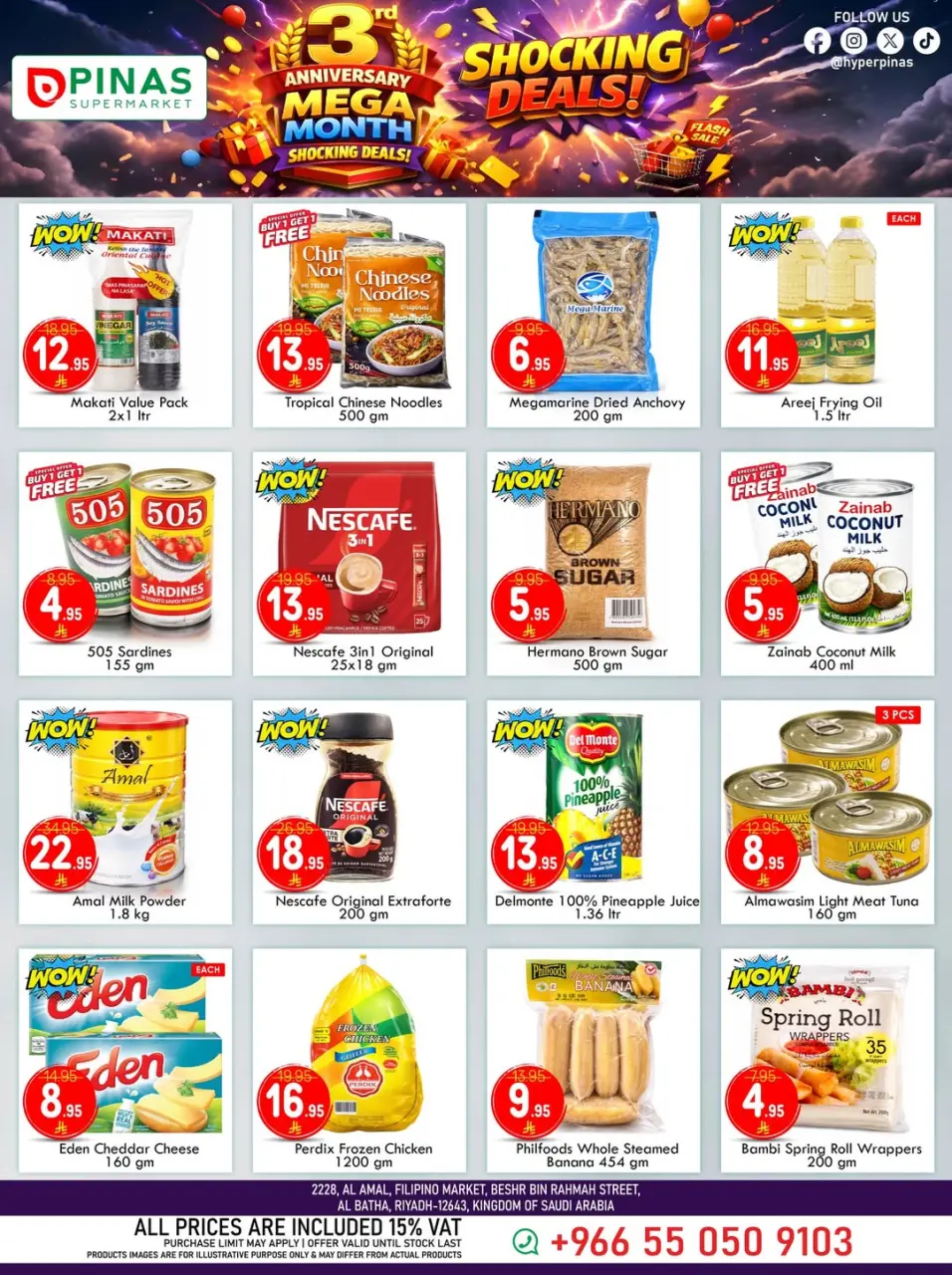 Ofertas de Supermercado Pinas  Riad y Batha  de 4 a 10 marzo Ofertas de precios impactantes - Página 4