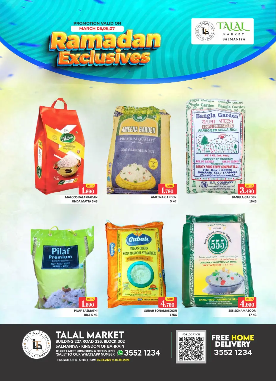 Ofertas de Mercado Talal Bahréin de 5 a 7 marzo 2026 Ofertas exclusivas de Ramadán - Mercado Talal - Bahréin - 5 marzo 2026 – 7 marzo 2026 - Página 1