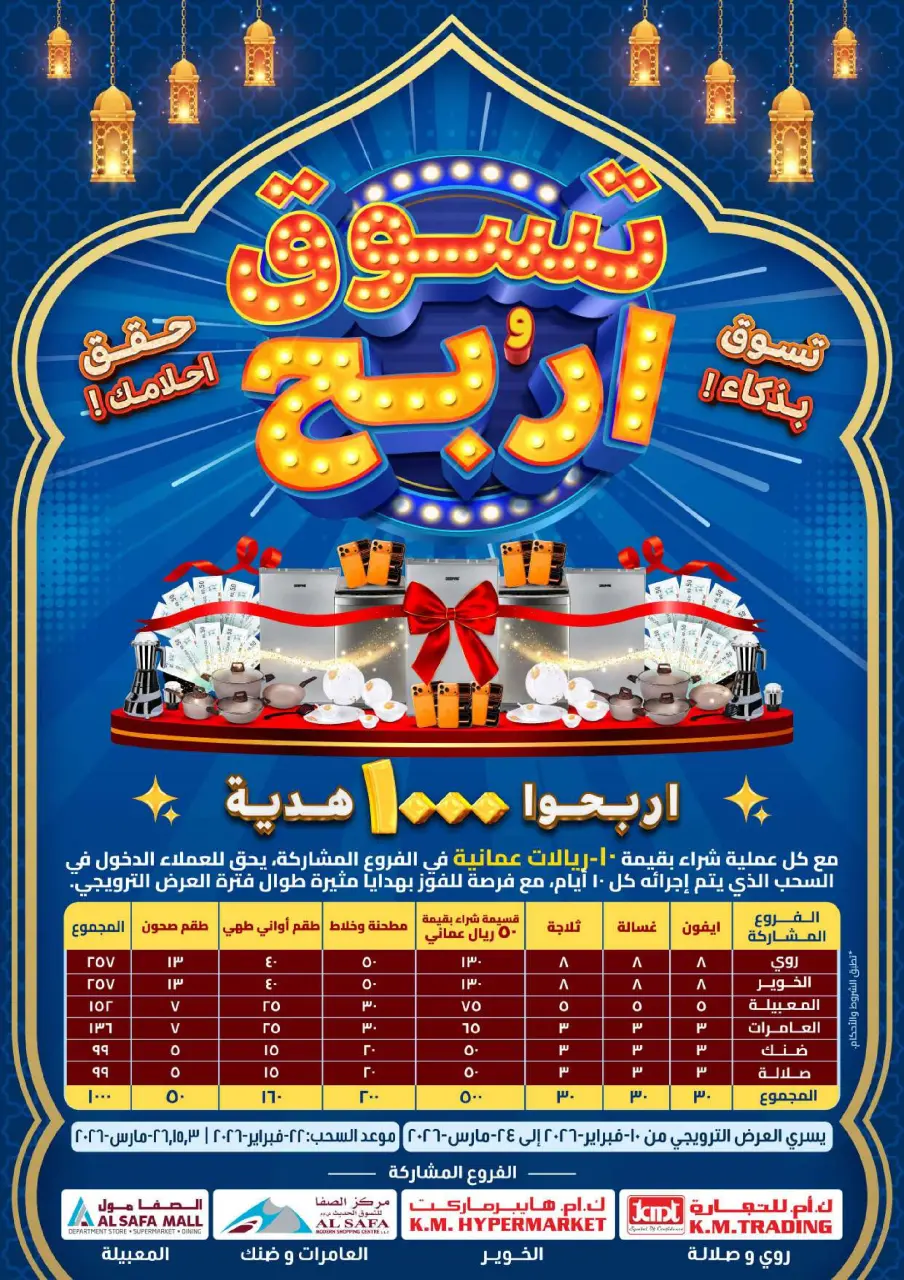 KM trading & Al Safa Oman offers from 9 March to 11 March 2026 Middle week Market Deals - Page 27
