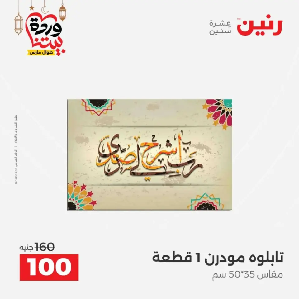 عروض رنين من ١٠ حتى ١١ مارس ٢٠٢٦ عروض هدايا وديكورات - صفحة 12