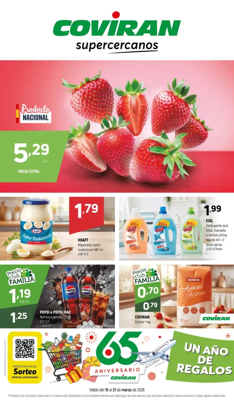 Ofertas de Coviran España de 10 marzo a 21 marzo 2026 Ofertas semanales