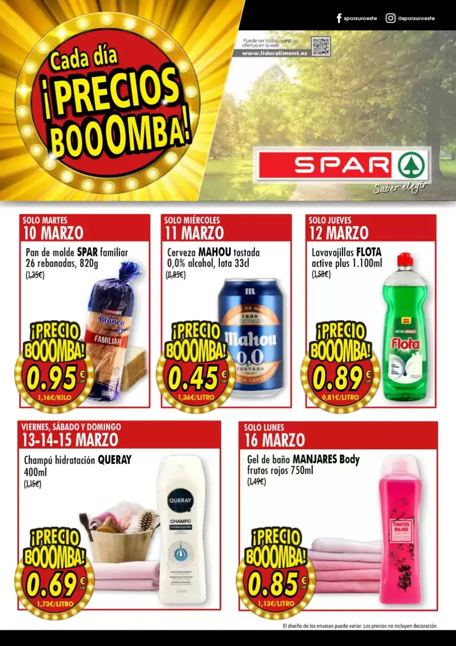 SPAR Spain offers from 10 March to 16 March 2026 Price Blaster