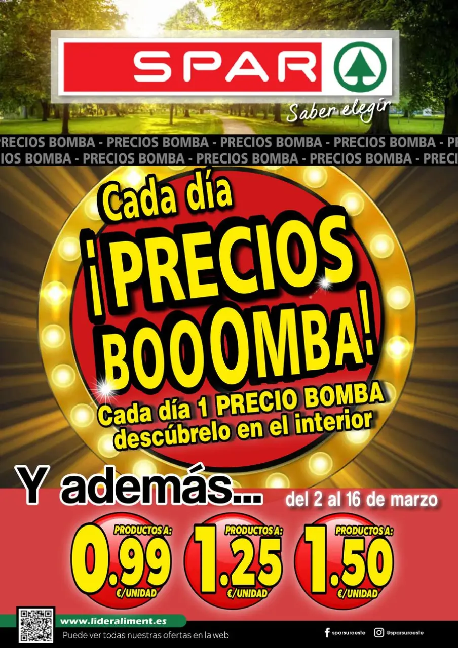 SPAR Spain offers from 2 March to 16 March 2026 Price Blaster