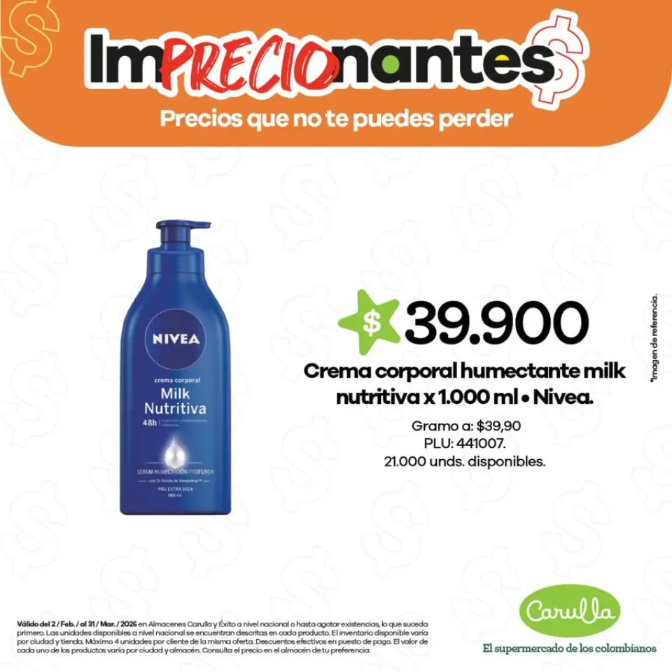 Ofertas de Carulla Colombia de 3 febrero a 31 marzo 2026 Los imPRECIOnantes que te encantan ya están aquí - Página 6