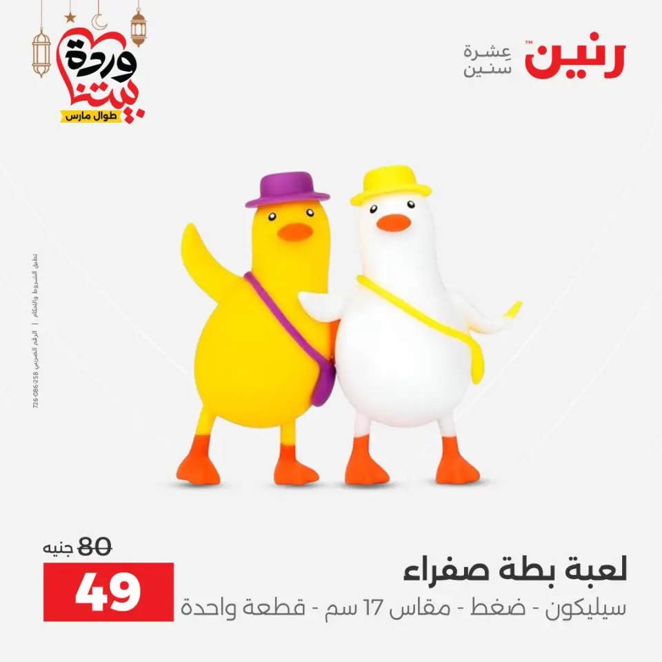 عروض رنين مصر من ١٥ حتى ١٦ مارس ٢٠٢٦ عروض الشنط ولعب الأطفال - صفحة 73