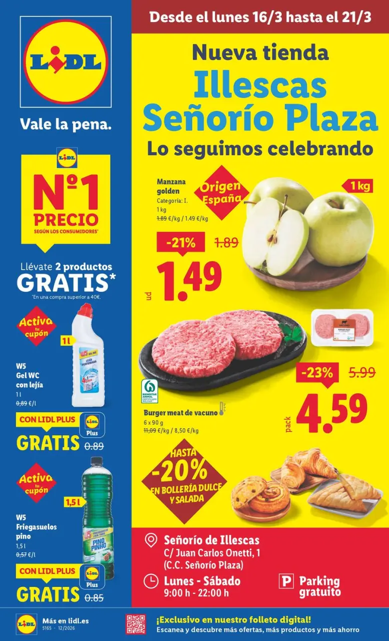 Lidl Spain offers from 16 to 21 March 2026 New Outlet