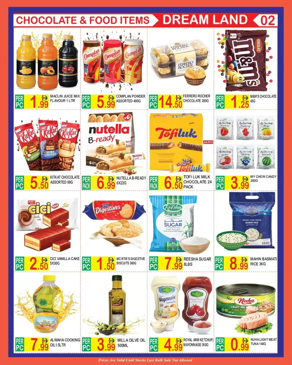 Offres supermarché Dream Land Dubai de 18 mars à 1 avril 2026 Offres de l'Aïd Moubarak - supermarché Dream Land - Émirats arabes unis - 18 mars 2026 – 1 avril 2026 - Page 2