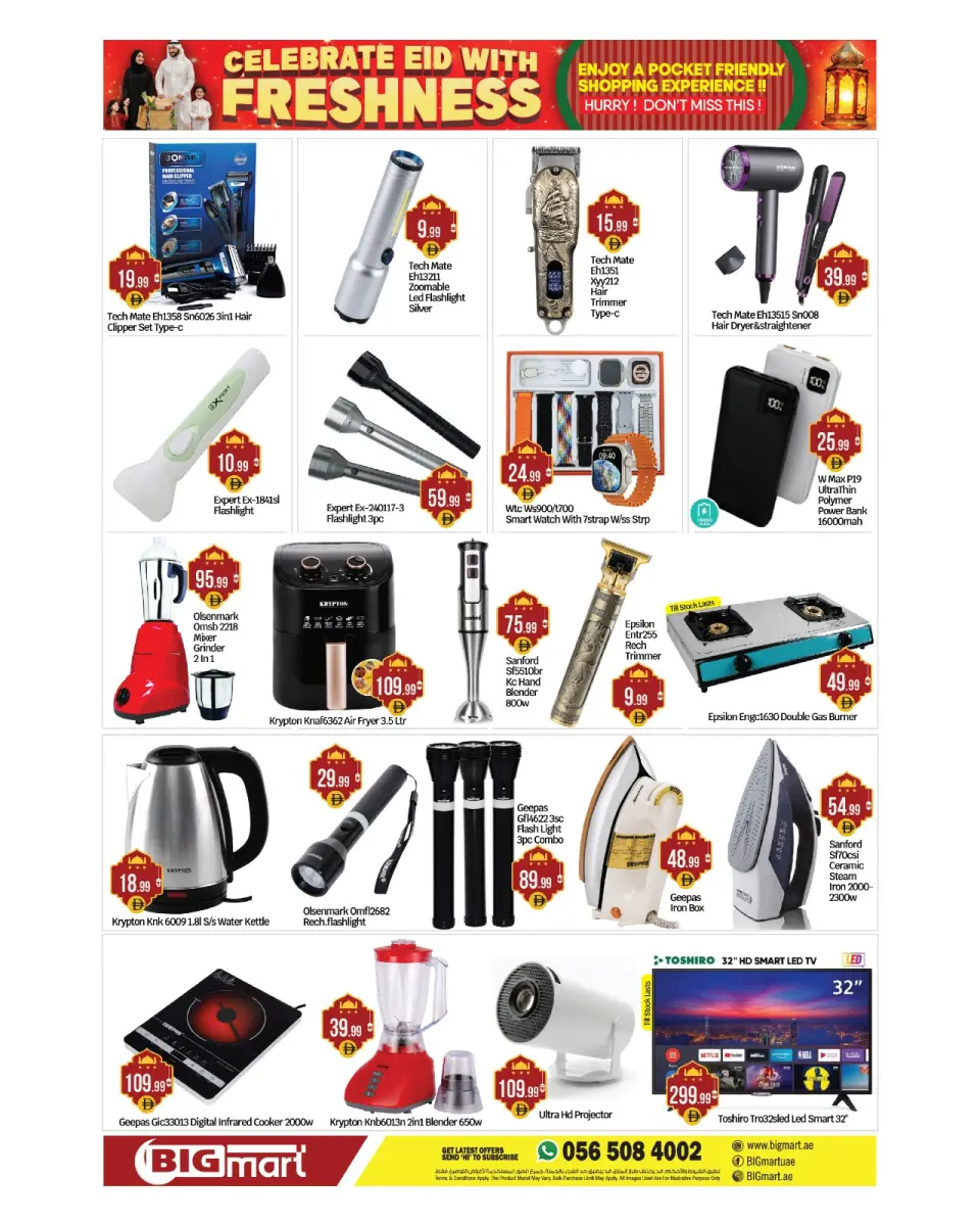 BIGmart offers in Almsfh from 18 to 22 March 2026 Eid Celebration Deals - BIGmart - UAE - 18 March 2026 – 22 March 2026 - Page 17