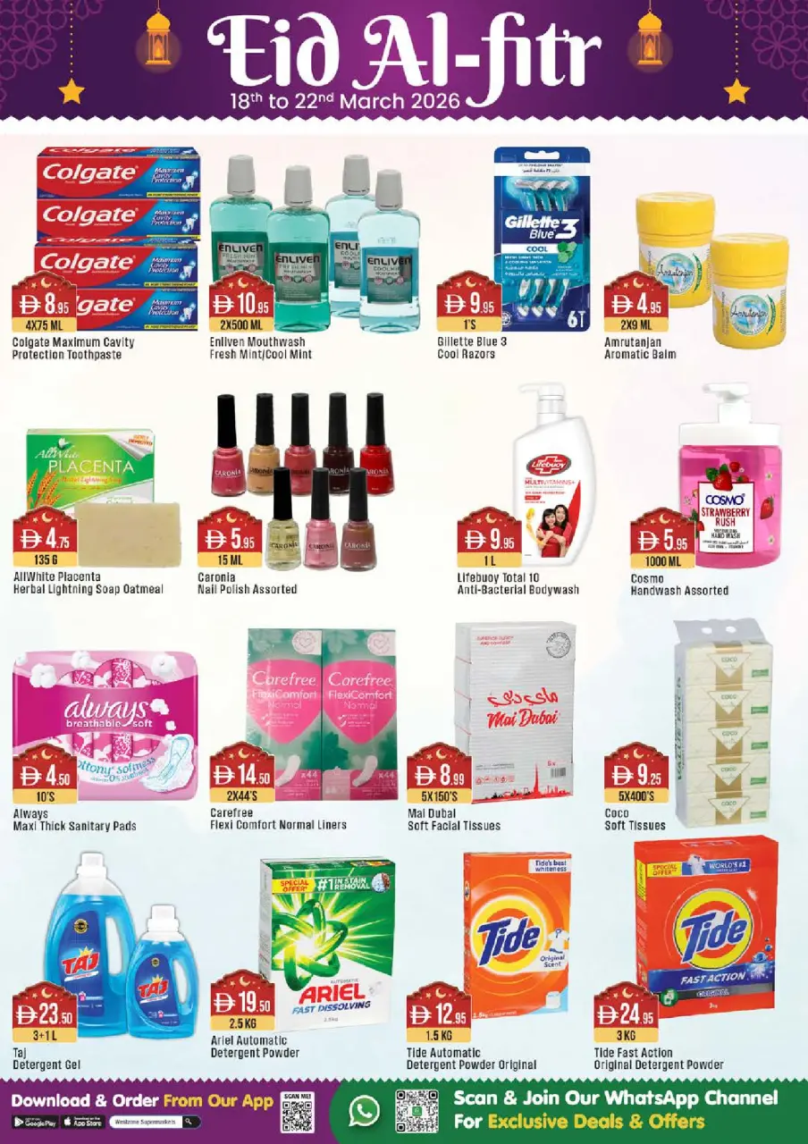 Ofertas de supermercado West Zone Emiratos Árabes Unidos de 18 a 22 marzo 2026 Ofertas de Eid Al-Fitr - supermercado West Zone - Emiratos Árabes Unidos - 18 marzo 2026 – 22 marzo 2026 - Página 10