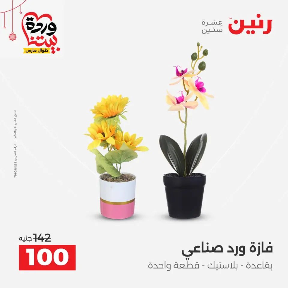 عروض رنين مصر من ٢٢ حتى ٢٥ مارس ٢٠٢٦ عروض الهدايا والديكورات - صفحة 42