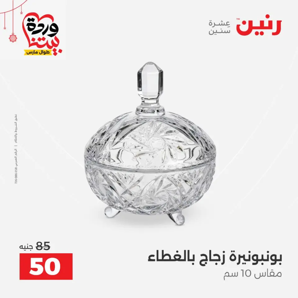 عروض رنين مصر من ٢٢ حتى ٢٥ مارس ٢٠٢٦ عروض الهدايا والديكورات - صفحة 40