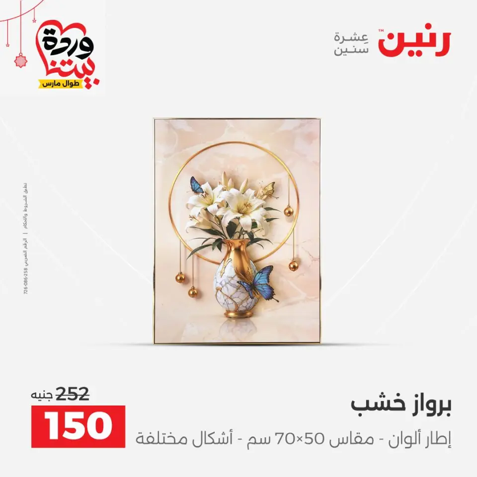 عروض رنين مصر من ٢٢ حتى ٢٥ مارس ٢٠٢٦ عروض الهدايا والديكورات - صفحة 16