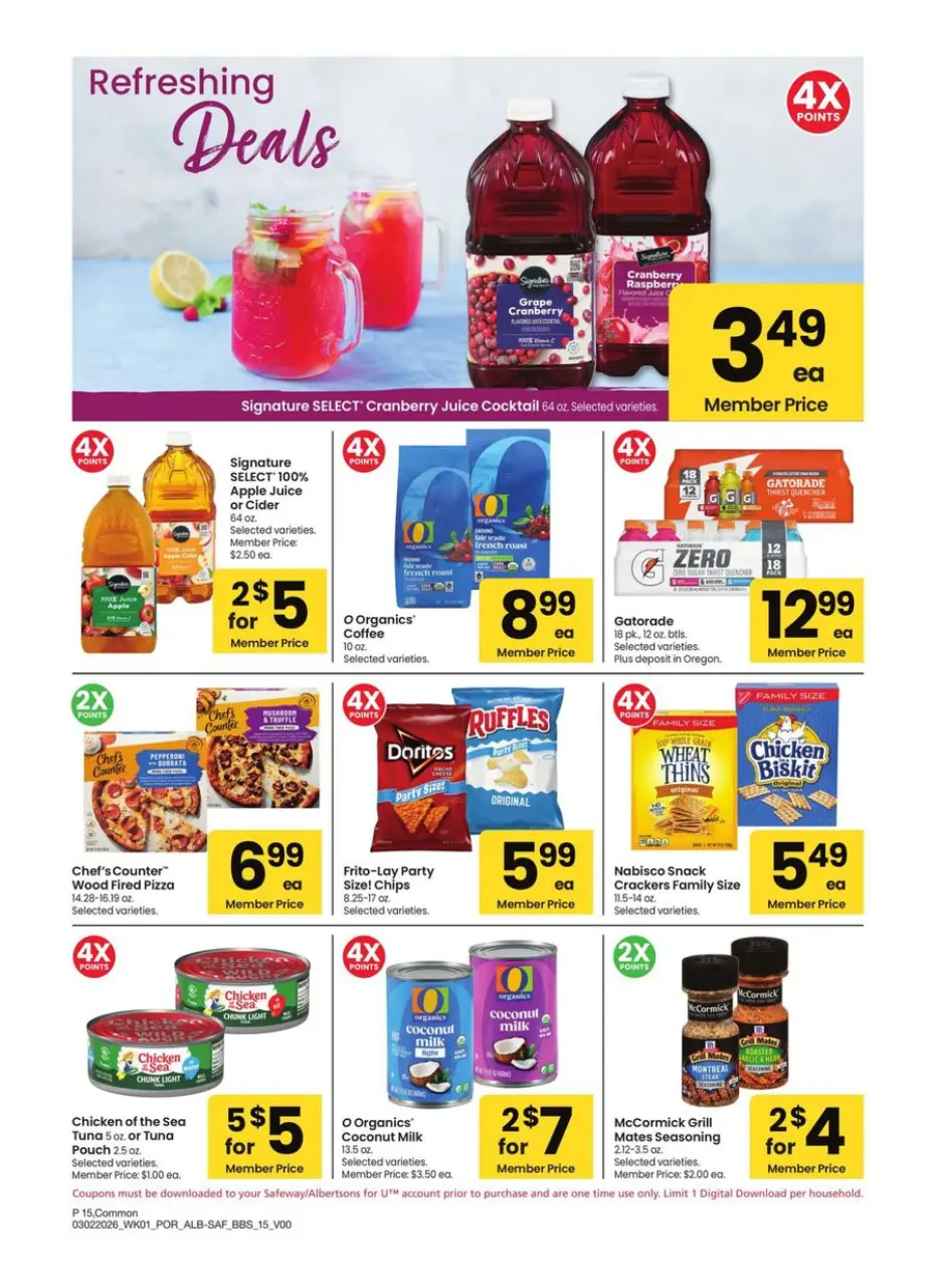 Offres Albertsons États-Unis de 2 à 29 mars 2026 Offres exclusives - Albertsons - États-Unis - 2 mars 2026 – 29 mars 2026 - Page 15