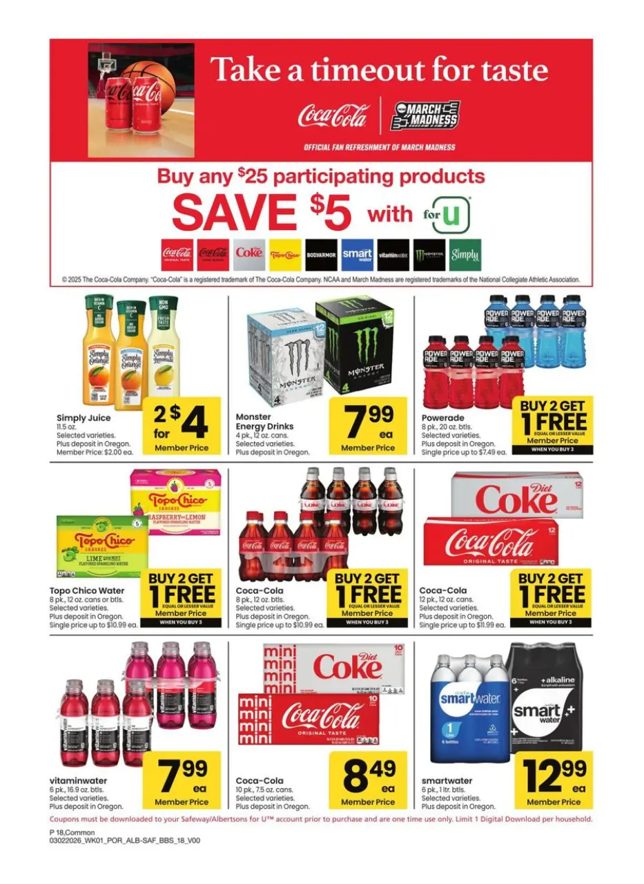 Offres Albertsons États-Unis de 2 à 29 mars 2026 Offres exclusives - Albertsons - États-Unis - 2 mars 2026 – 29 mars 2026 - Page 18