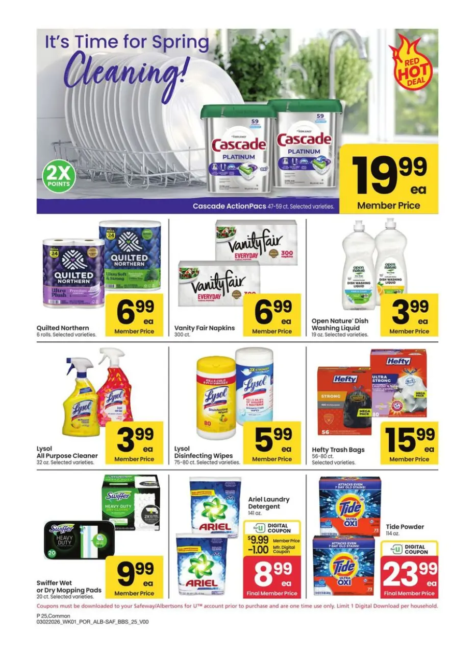 Offres Albertsons États-Unis de 2 à 29 mars 2026 Offres exclusives - Albertsons - États-Unis - 2 mars 2026 – 29 mars 2026 - Page 25