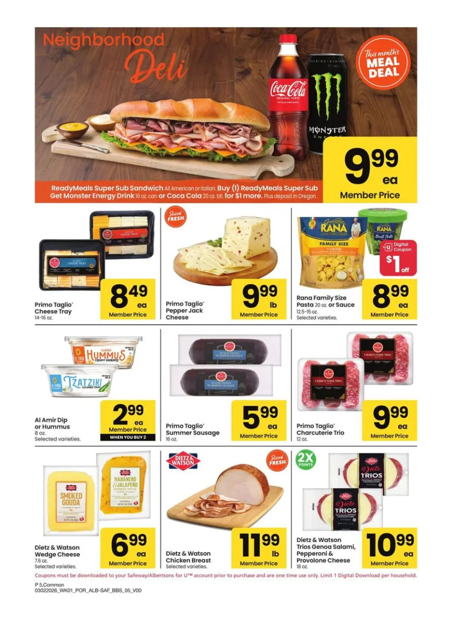 Offres Albertsons États-Unis de 2 à 29 mars 2026 Offres exclusives - Albertsons - États-Unis - 2 mars 2026 – 29 mars 2026 - Page 5