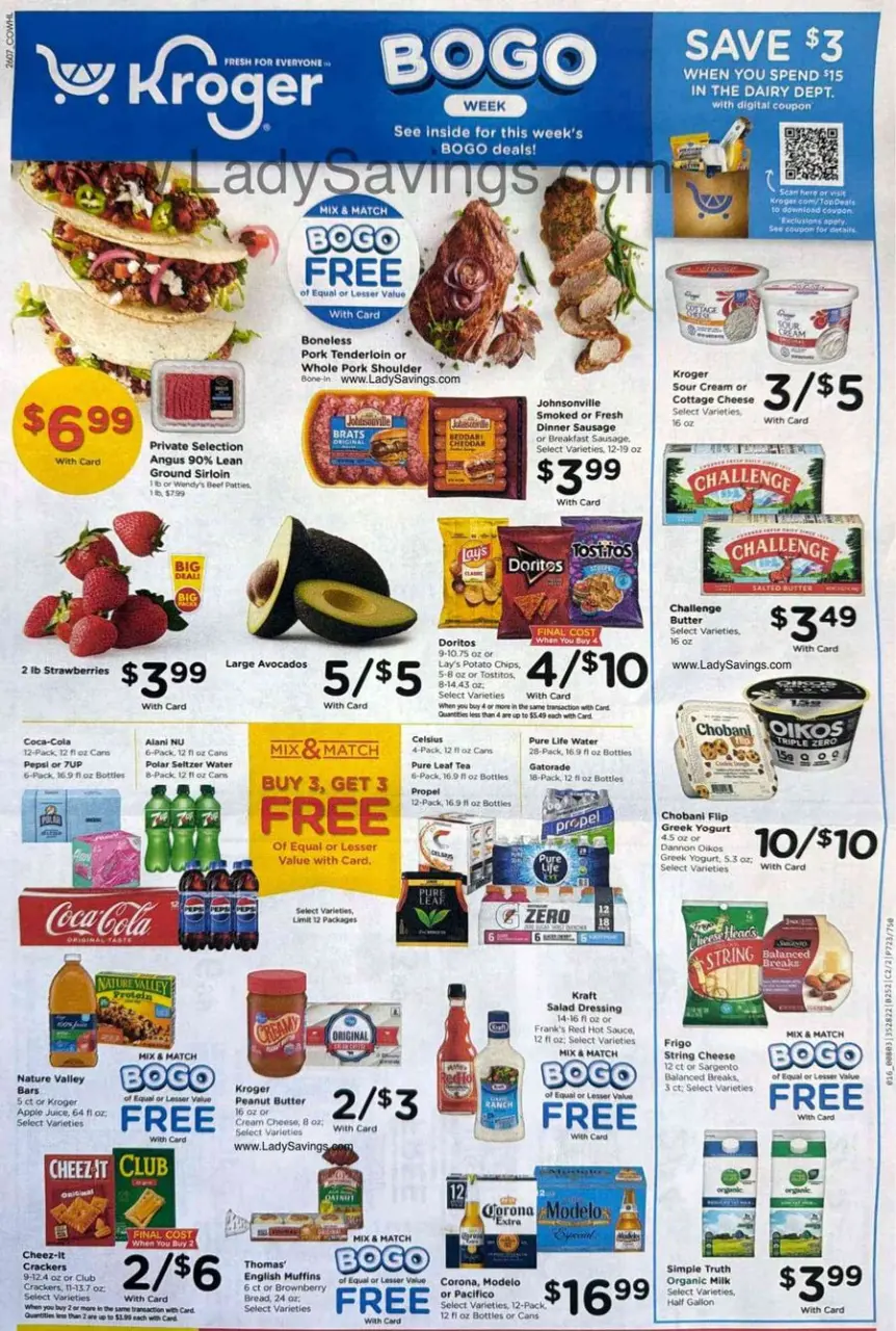 Offres Kroger États-Unis de 18 à 24 mars 2026 Offres hebdomadaires