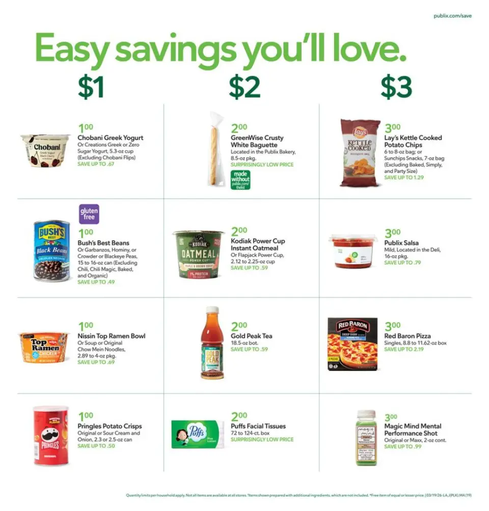 Offres Publix États-Unis de 19 à 25 mars 2026 Offres et bonnes affaires exclusives - Publix - États-Unis - 19 mars 2026 – 25 mars 2026 - Page 22