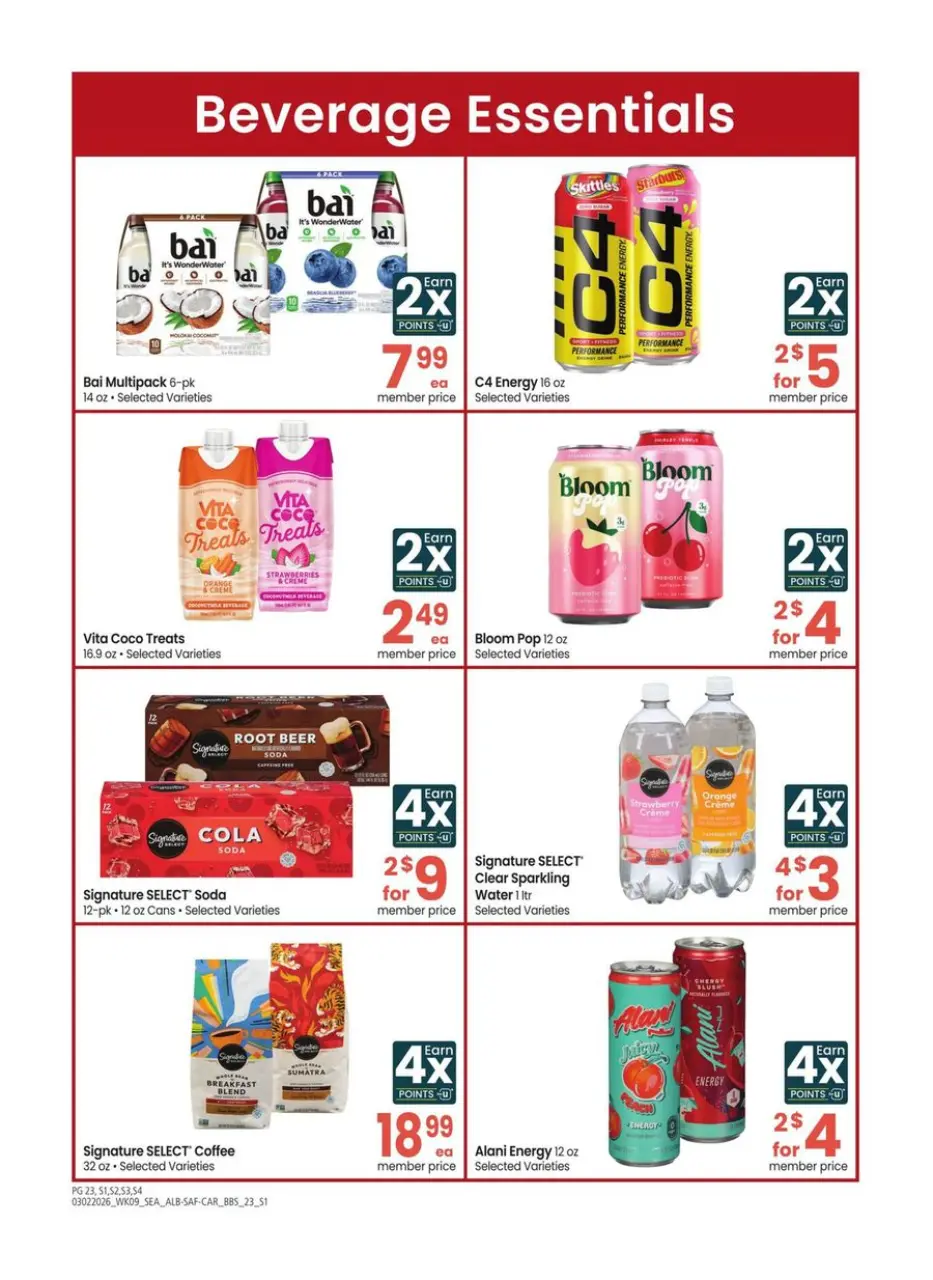 Offres Supermarché Safeway États-Unis de 2 à 22 mars 2026 Grand livre d'économies - Supermarché Safeway - États-Unis - 2 mars 2026 – 22 mars 2026 - Page 23