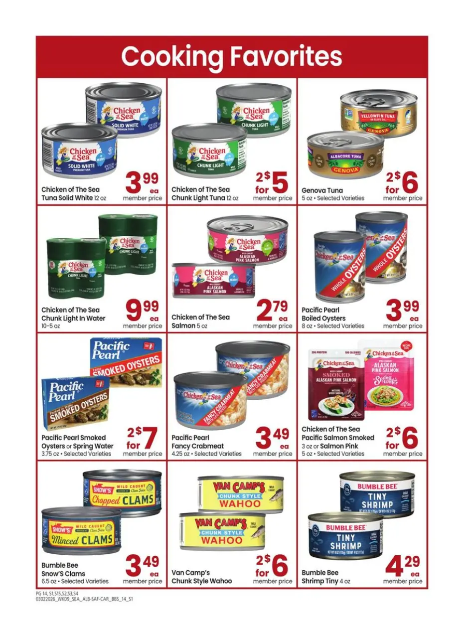Offres Supermarché Safeway États-Unis de 2 à 22 mars 2026 Grand livre d'économies - Supermarché Safeway - États-Unis - 2 mars 2026 – 22 mars 2026 - Page 14