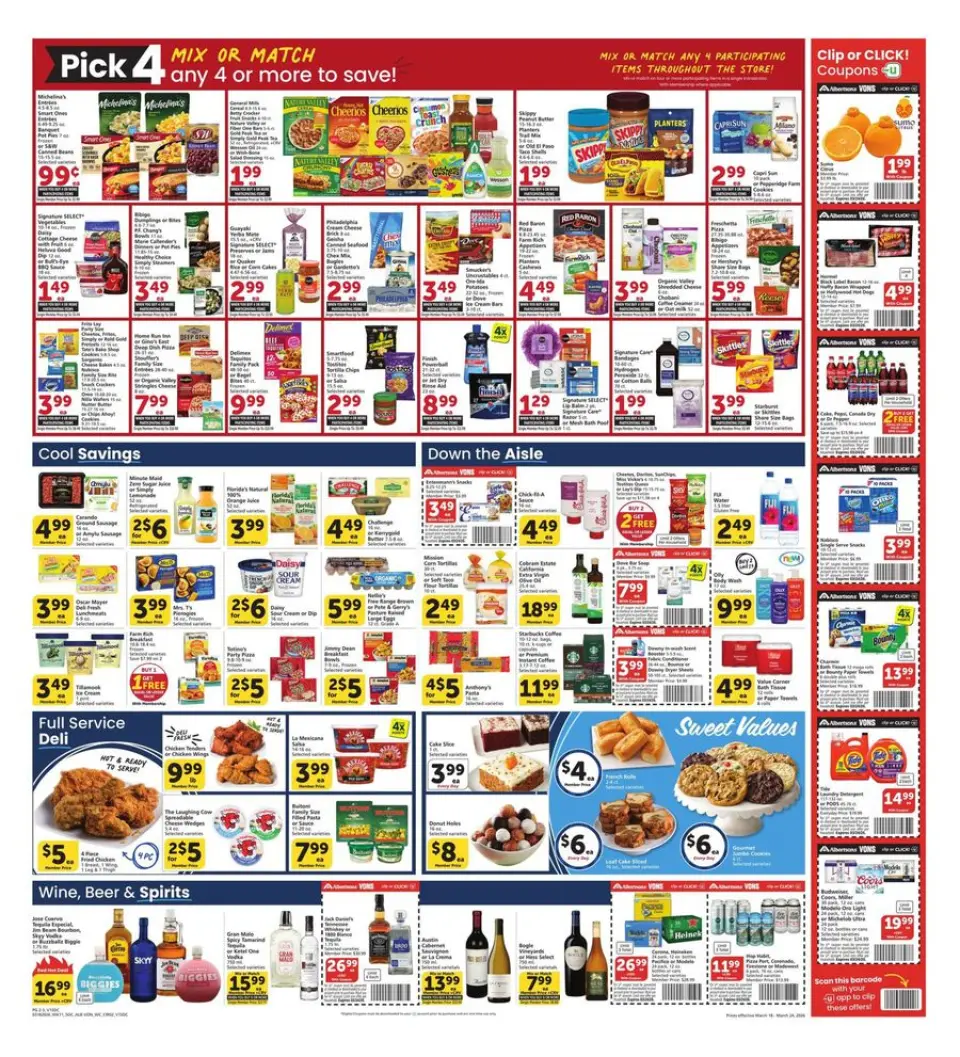 Offres Supermarché Vons Californie du Sud de 18 à 24 mars 2026 Offres hebdomadaires - Supermarché Vons - États-Unis - 18 mars 2026 – 24 mars 2026 - Page 2