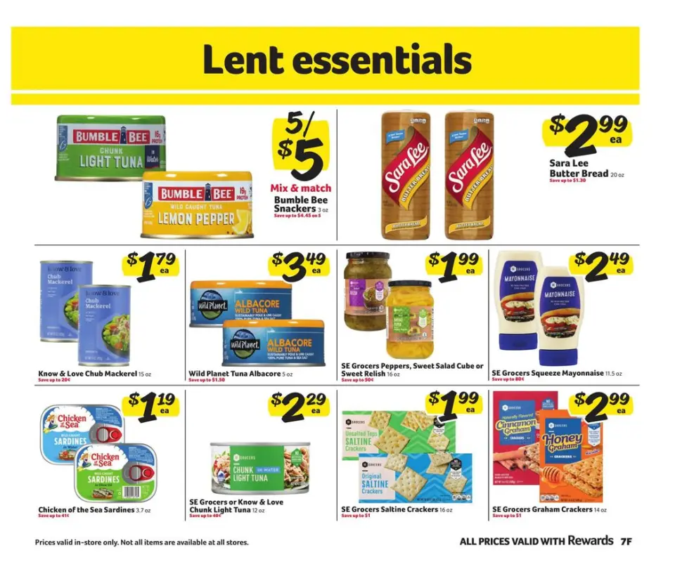 Offres Winn-Dixie États-Unis de 11 à 24 mars 2026 Offre hebdomadaire - Winn-Dixie - États-Unis - 11 mars 2026 – 24 mars 2026 - Page 7