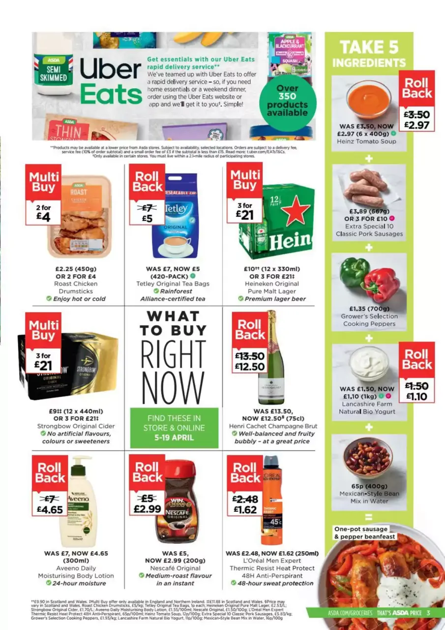Ofertas de Supermercado Asda Reino Unido de 5 a 19 abril 2026 Ese es el precio de Asda en abril - Página 3