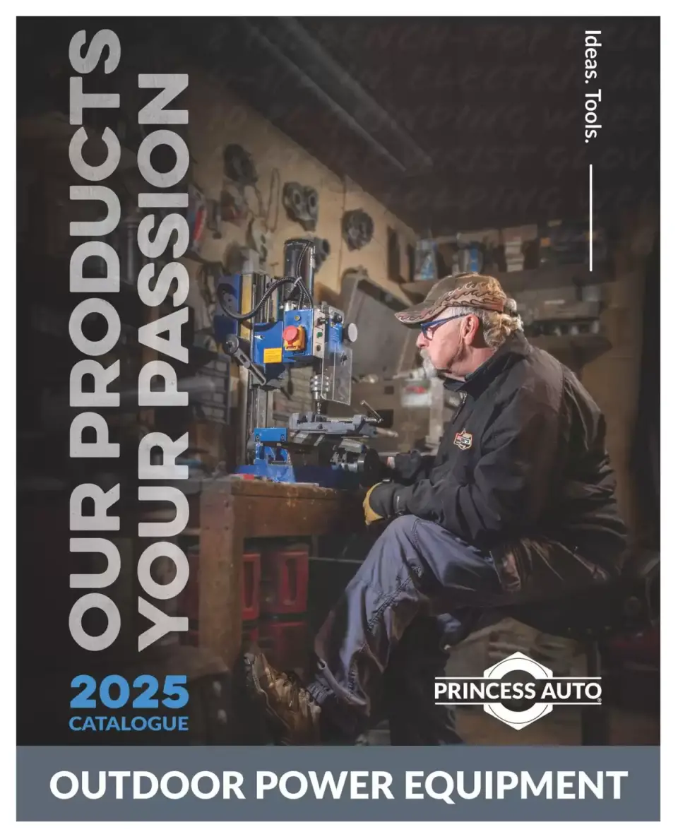 Princess Auto Canada offers from 16 April 2025 to 16 April 2026 OUTDOOR POWER EQUIPMENT DEALS