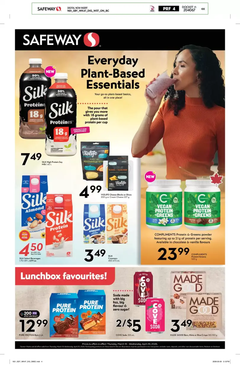 Safeway Supermarket Canada offers from 19 to 29 March 2026 Natural and Wellness Booklet