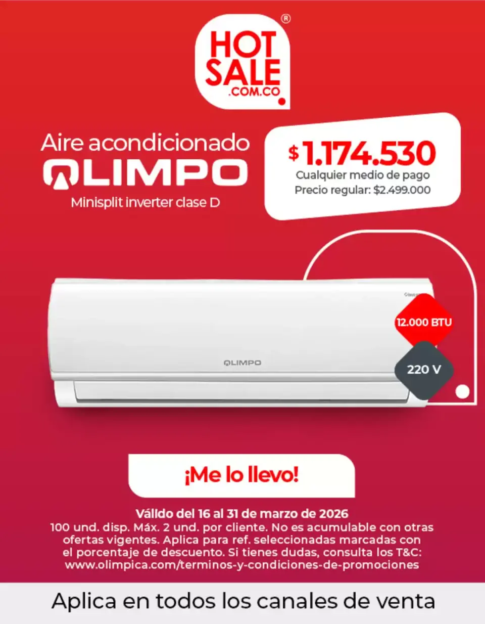 Ofertas de Olímpica Colombia de 16 a 31 marzo 2026 Nuestras mejores gangas