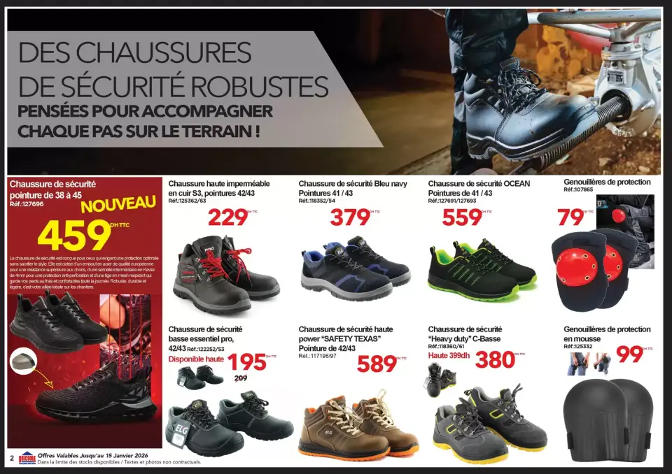 Ofertas de Bricoma Marruecos de 13 a 27 marzo 2026 Folleto de protección y seguridad - Bricoma - Marruecos - 13 marzo 2026 – 27 marzo 2026 - Página 2