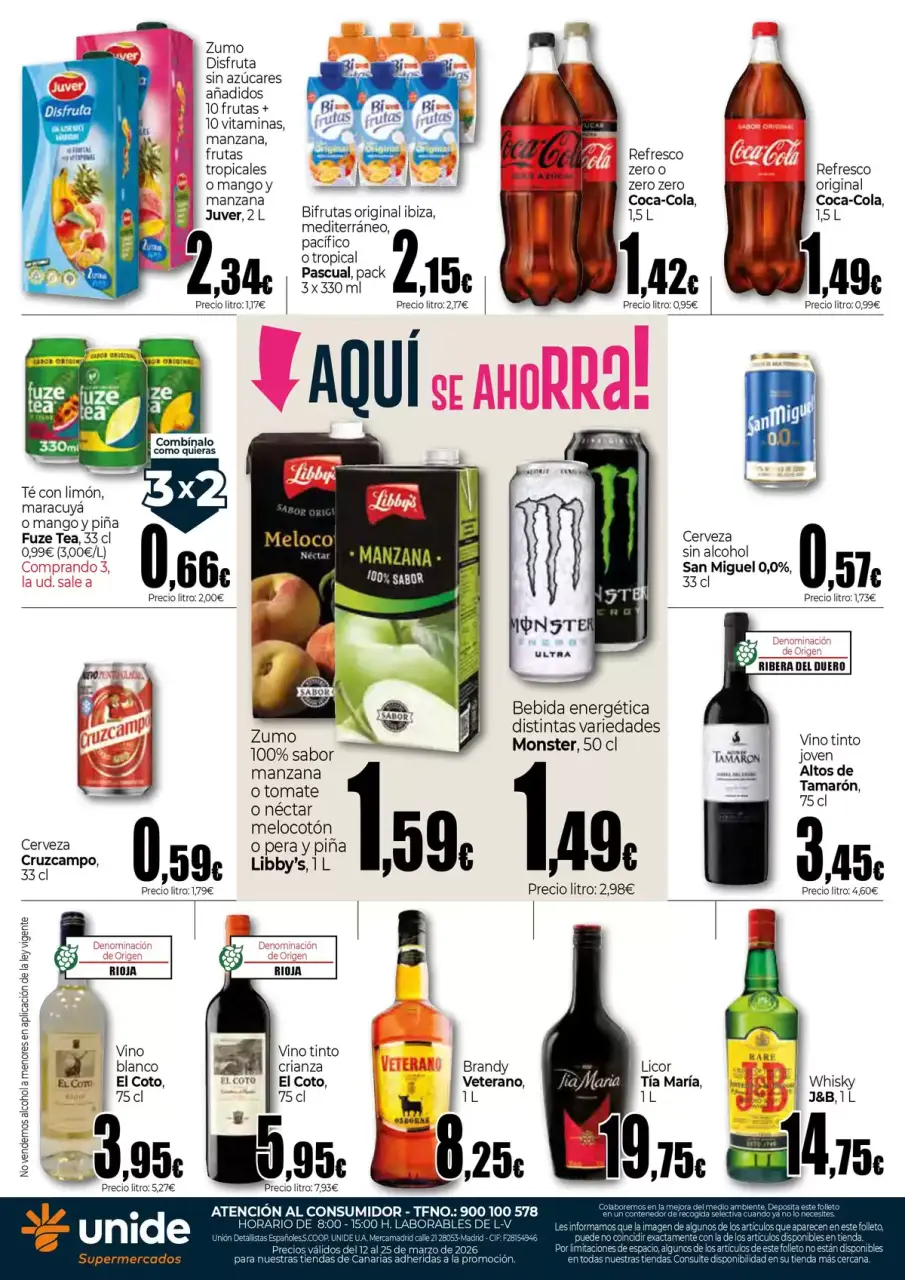 Unide Supermarkets Spain offers from 12 to 25 March 2026 Here if you save - Unide Supermarkets - Spain - 12 March 2026 – 25 March 2026 - Page 12