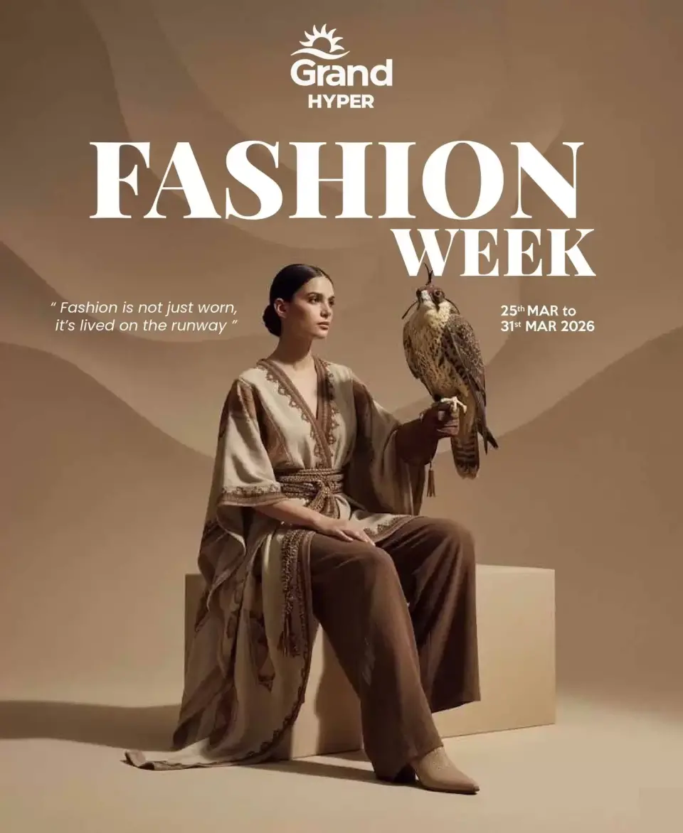 Grand Hypermarket Kuwait offers from 25 to 31 March 2026 Fashion Week offers