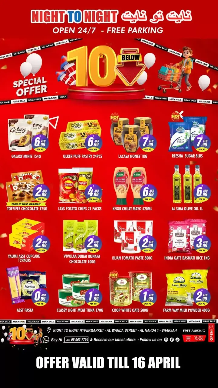 Ofertas de Night to Night Sharjah de 27 marzo a 16 abril 2026 Menos de 10 Dírhams - Página 2