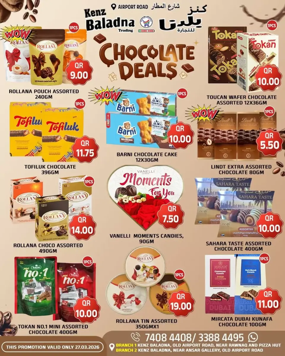 Offres Kenz Baladna﻿ Rue de l’aéroport vendredi 27 mars 2026 Offres de Chocolat - Kenz Baladna﻿ - Qatar - 27 mars 2026 – 27 mars 2026 - Page 2