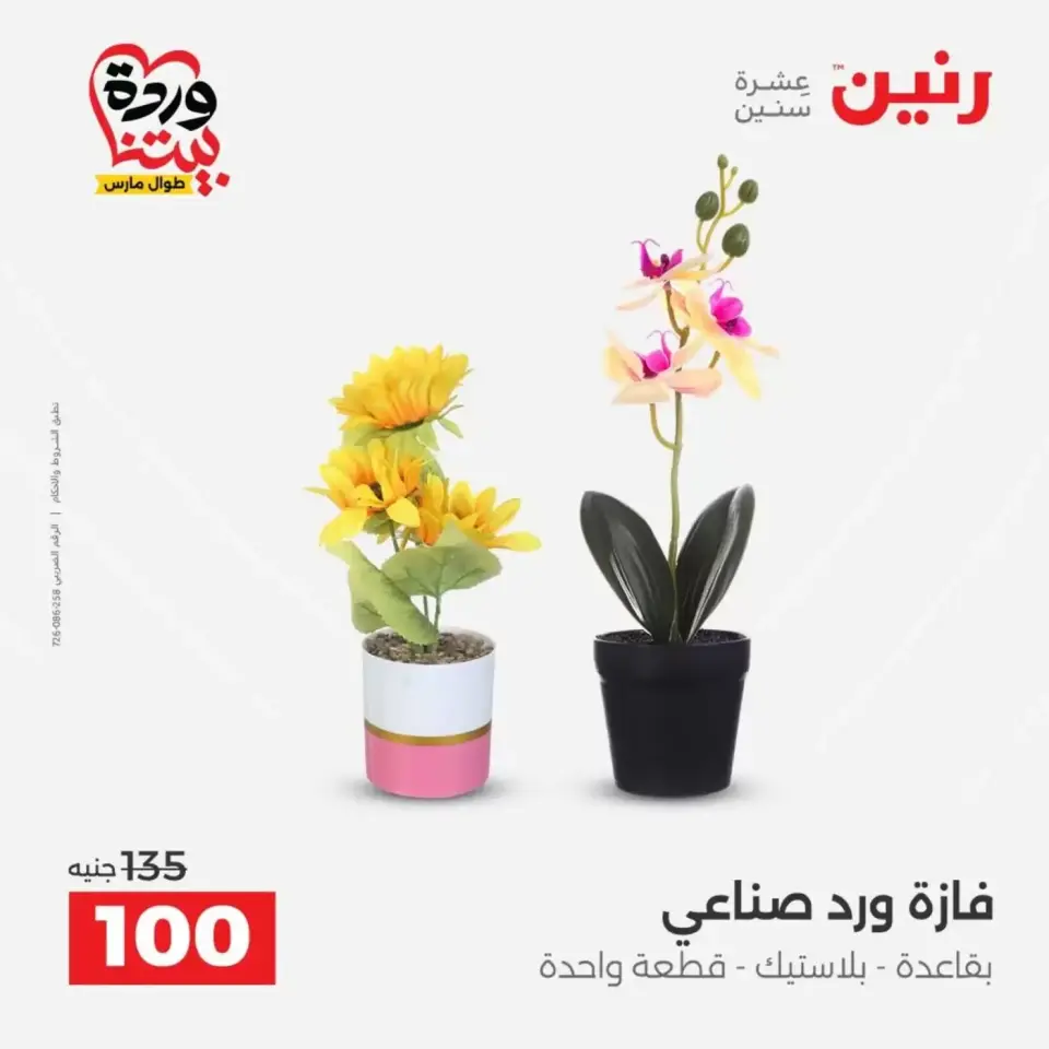 عروض رنين من ٣١ مارس حتى ١ أبريل ٢٠٢٦ عروض هدايا وديكورات - صفحة 44