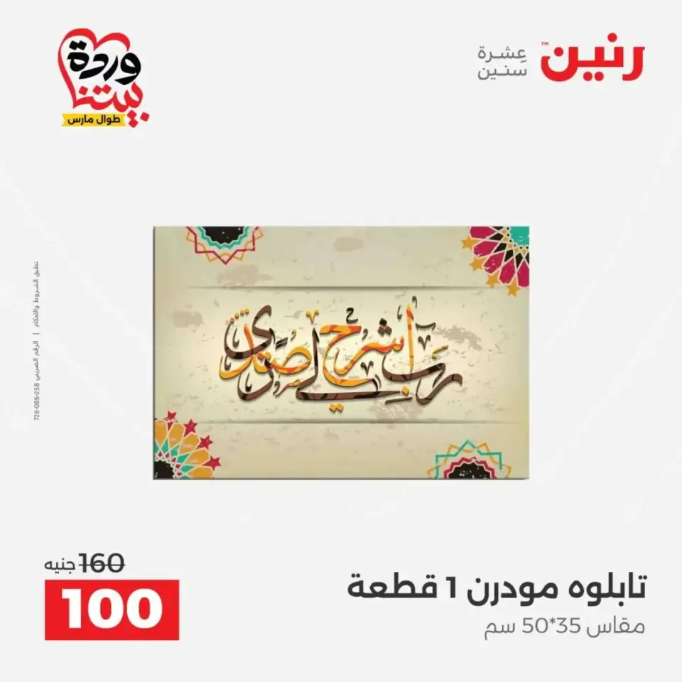 عروض رنين من ٣١ مارس حتى ١ أبريل ٢٠٢٦ عروض هدايا وديكورات - صفحة 12