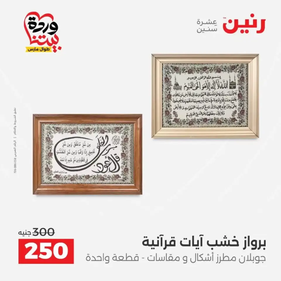 عروض رنين من ٣١ مارس حتى ١ أبريل ٢٠٢٦ عروض هدايا وديكورات - صفحة 7