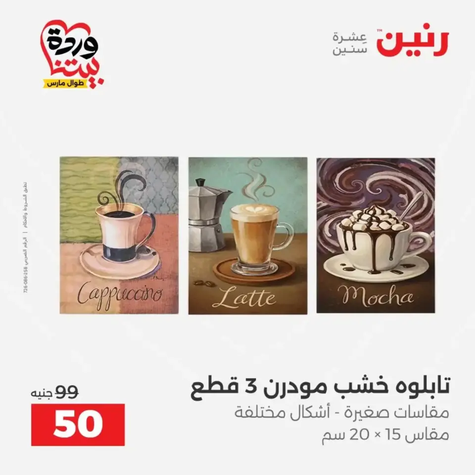 عروض رنين من ٣١ مارس حتى ١ أبريل ٢٠٢٦ عروض هدايا وديكورات - صفحة 13
