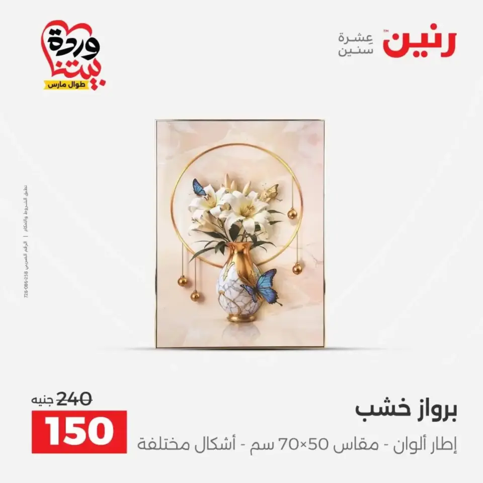 عروض رنين من ٣١ مارس حتى ١ أبريل ٢٠٢٦ عروض هدايا وديكورات - صفحة 10