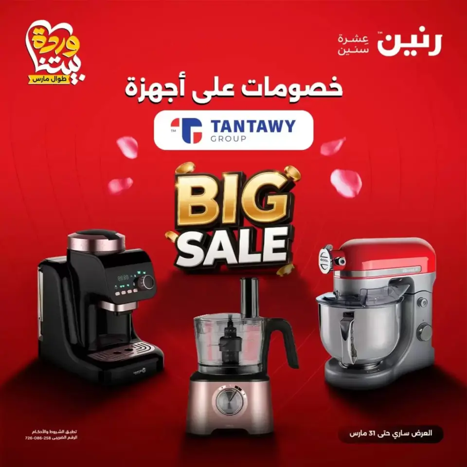 Raneen offers from 29 to 31 March 2026 Homeware Offers by Tantawi Group