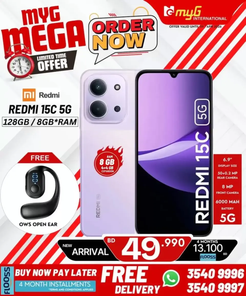 MYG International Bahrain offers from 3 to 9 April 2026 Mega Offers - Page 20