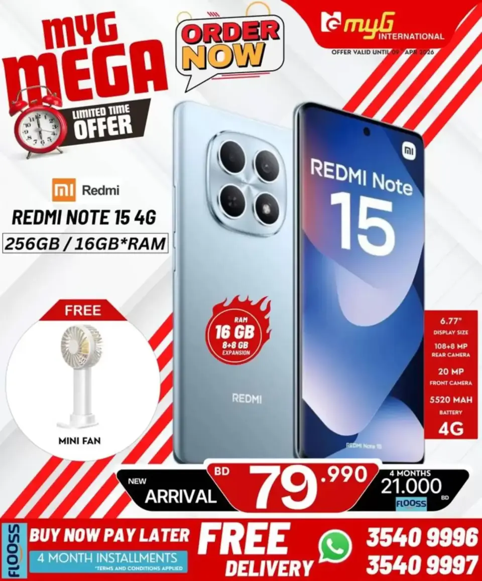 MYG International Bahrain offers from 3 to 9 April 2026 Mega Offers - Page 13