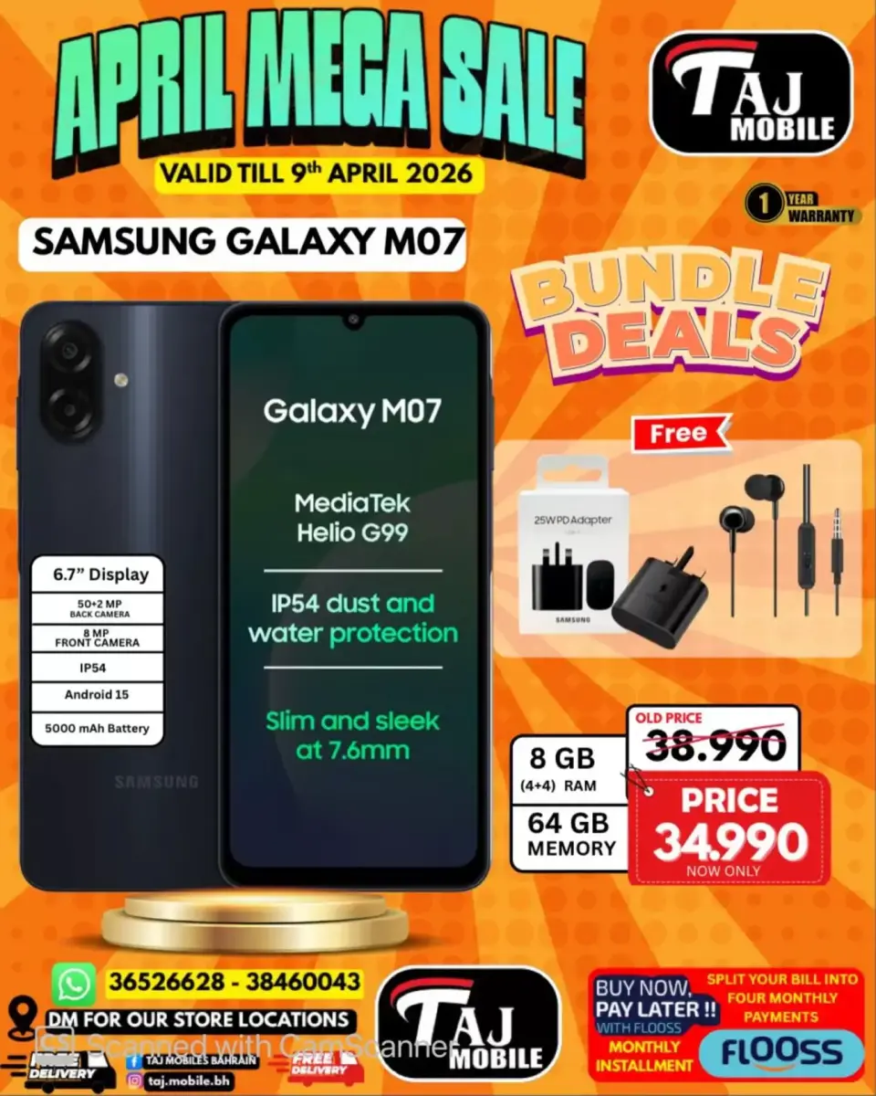 Taj Mobiles Bahrain offers from 3 to 9 April 2026 Mega Sale - Page 2