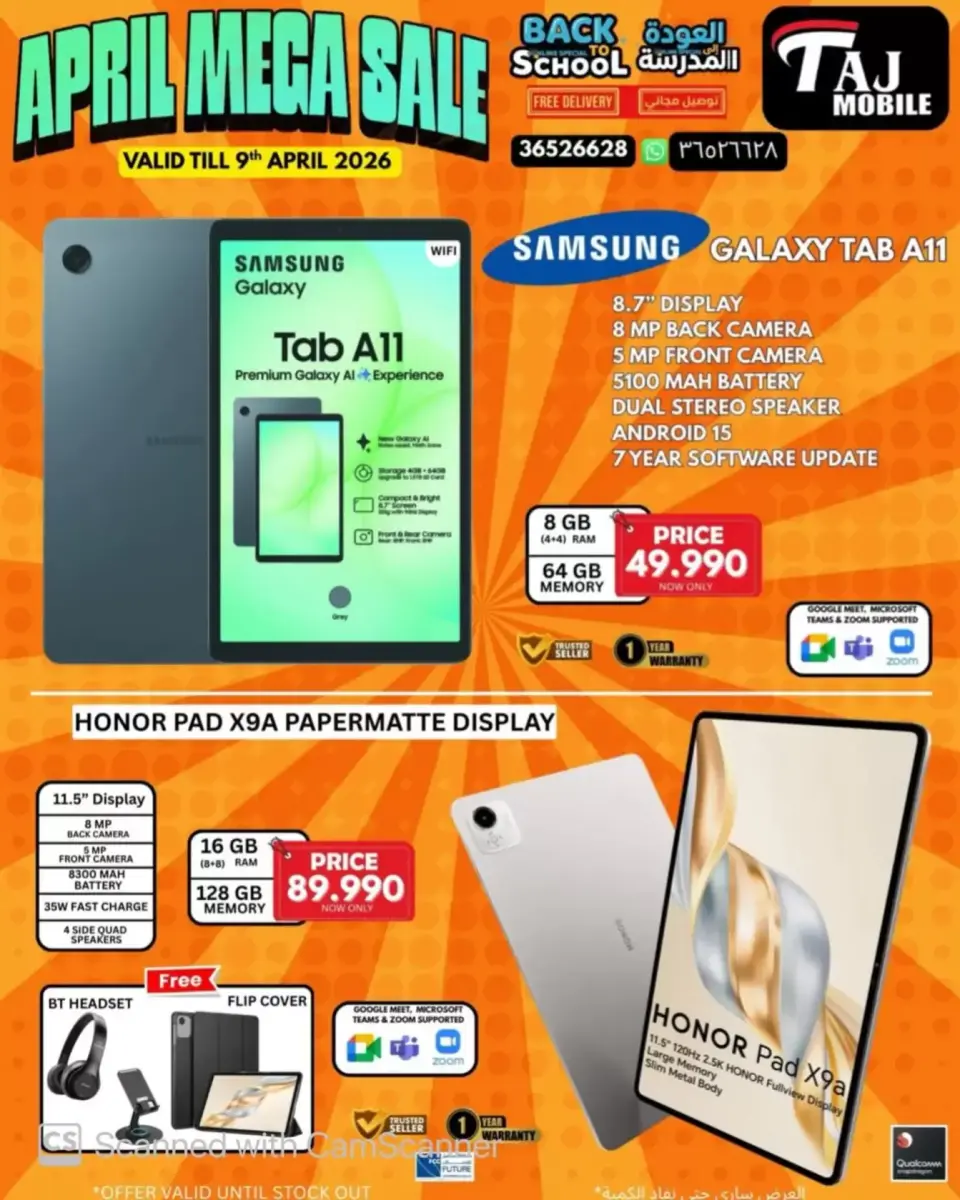 Taj Mobiles Bahrain offers from 3 to 9 April 2026 Mega Sale - Page 13
