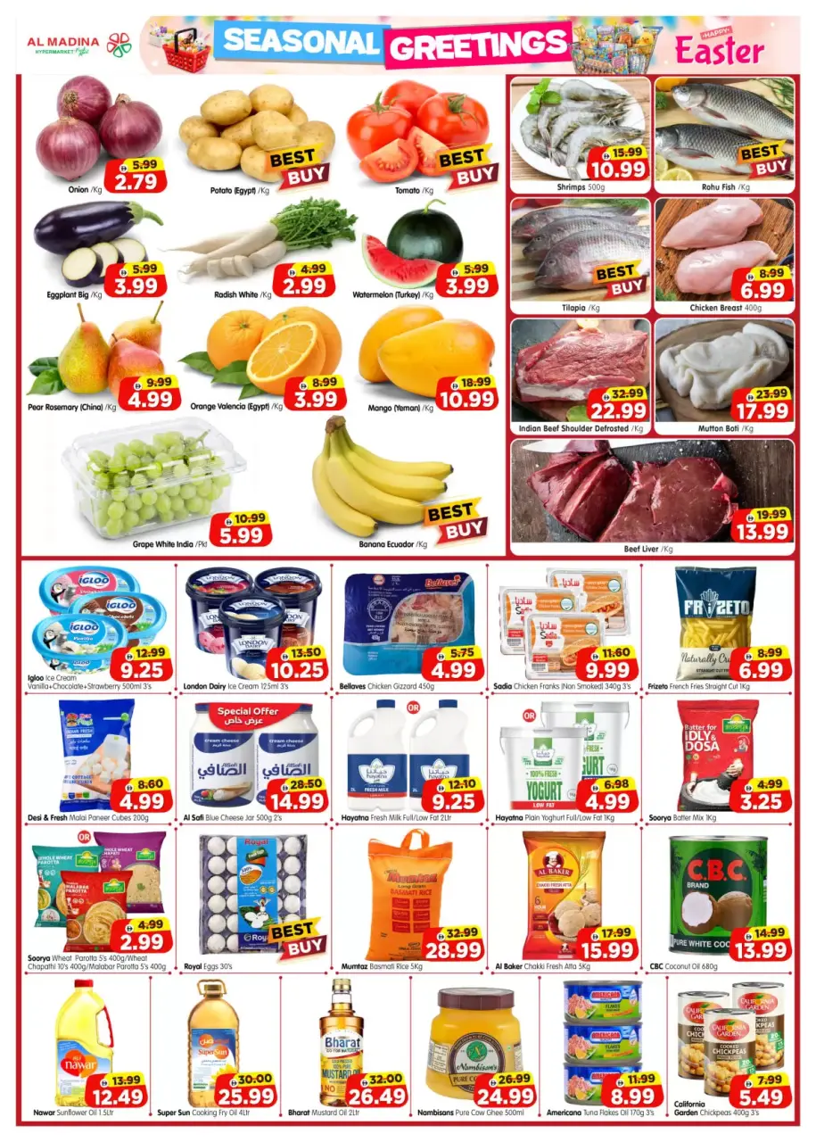 Ofertas de Hipermercado Al Madina Emiratos Árabes Unidos Aldea de trabajadores de 2 a 5 abril 2026 Ofertas de saludos de temporada - Página 2
