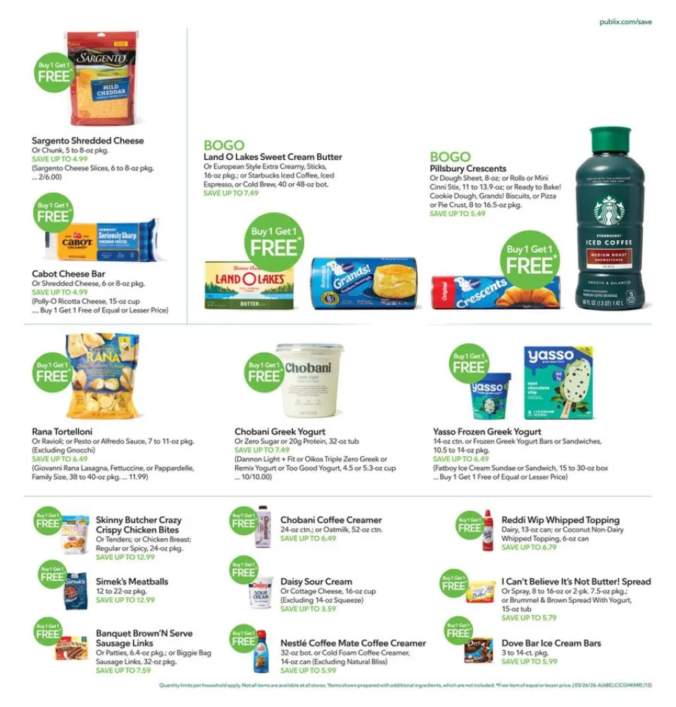 Offres Publix États-Unis de 25 mars à 4 avril 2026 Offres et bonnes affaires exclusives - Publix - États-Unis - 25 mars 2026 – 4 avril 2026 - Page 13