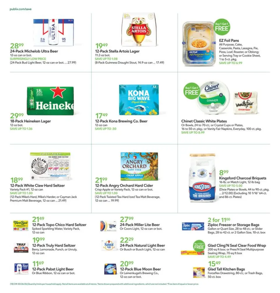 Offres Publix États-Unis de 25 mars à 4 avril 2026 Offres et bonnes affaires exclusives - Publix - États-Unis - 25 mars 2026 – 4 avril 2026 - Page 18