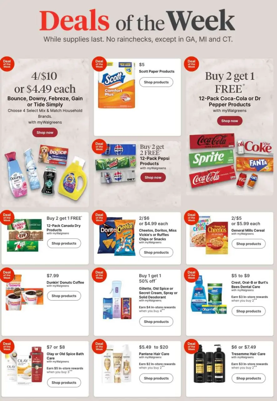 Offres Walgreens États-Unis de 5 à 11 avril 2026 Offres de la semaine - Walgreens - États-Unis - 5 avril 2026 – 11 avril 2026 - Page 1