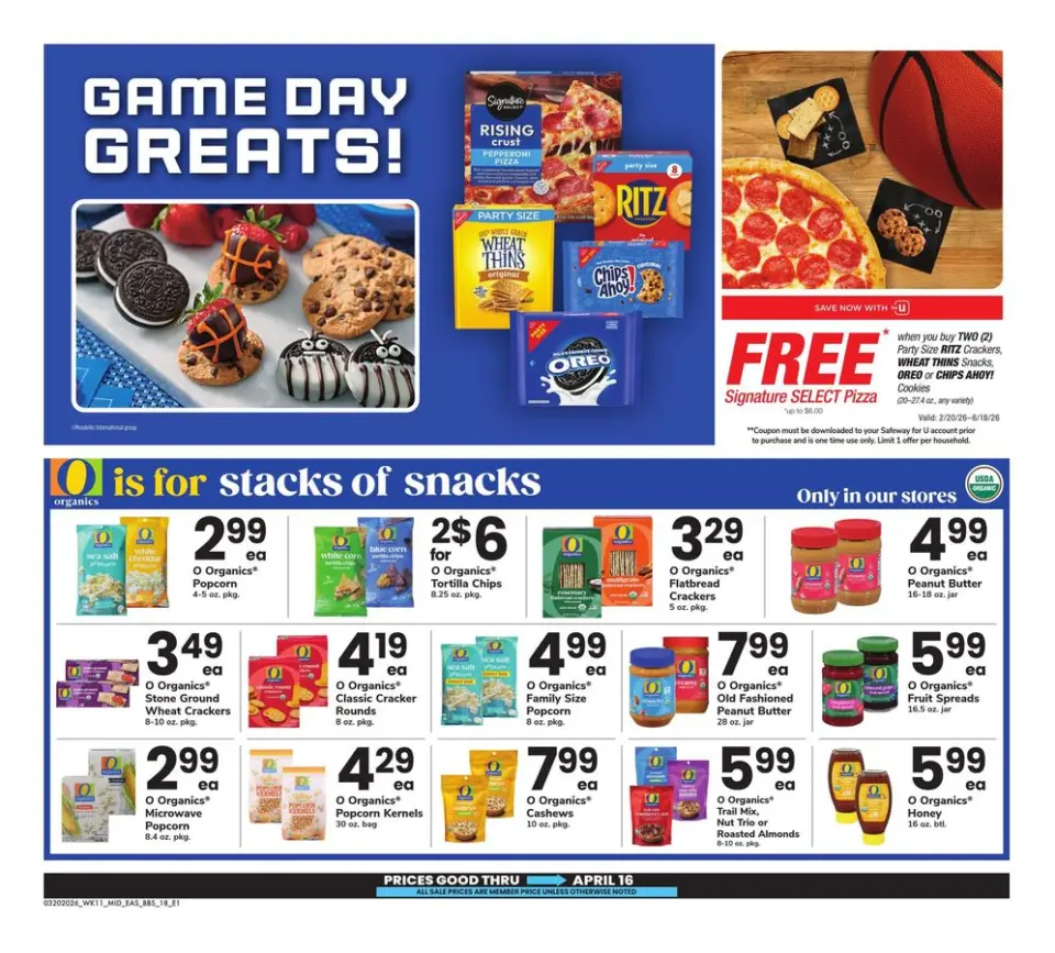 Offres Supermarché Safeway États-Unis de 20 mars à 16 avril 2026 LE GRAND LIVRE DE L'EPARGNE - Supermarché Safeway - États-Unis - 20 mars 2026 – 16 avril 2026 - Page 18